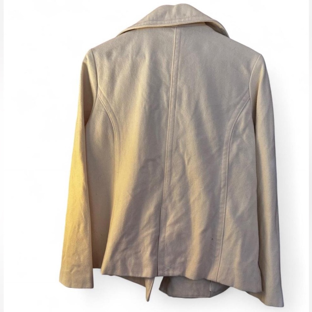 SOLD / GAP White Pea Coat - Picture 4 of 11